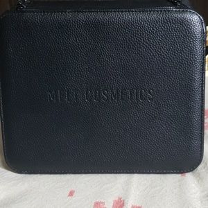 Melt Cosmetic Black case w/ zipper and inside hold